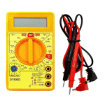 Digital Multimeter, Handheld Digital Multimeter LCD Backlight Portable AC/DC Ammeter Voltmeter Ohm Voltage Tester Meter Multimeter with Wire