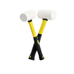 White rubble tile hammer