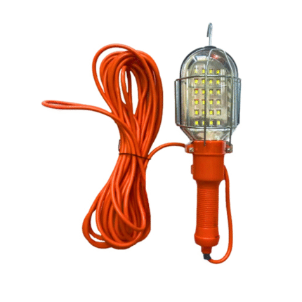 PORTABLE LAMP WITH 24 LEDS 10 METER CABLE AND FLASHLIGHT HOOK WORK