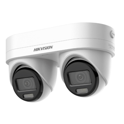 4 MP Smart Hybrid Light Varifocal Turret Dual-Lens Network Camera