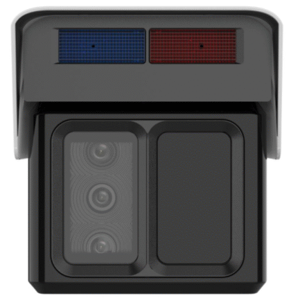 4MP DeepinViewX Triple Fixed Lens Bullet Camera for Perimeter Protection